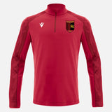 Macron Naryn 1/4 Trainingsshirt in Rot – Langarmshirt für kaltes Wetter