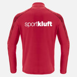Macron Naryn 1/4 Trainingsshirt in Rot – Langarmshirt für kaltes Wetter