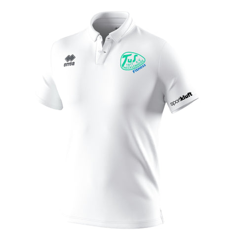 TuS Mecklenheide Fitness POLOSHIRT Alex Weiß