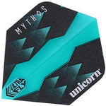 Unicorn Mythos Hydra Ultrafly Flightsets (3 Flights) Teal/Schwarz
