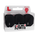 L-Style Dart Flights: L3 PRO Kami Kleine Standardform Schwarz